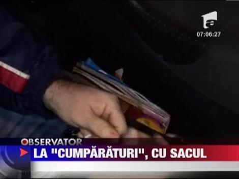 La cumparaturi cu sacul