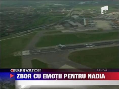 Zbor cu emotii pentru Nadia Comaneci