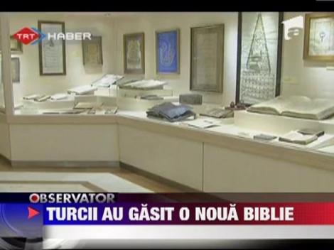 Turcii au gasit o noua biblie
