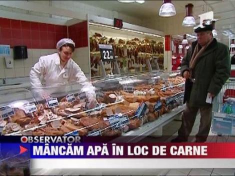 Apa si sare in loc de carne
