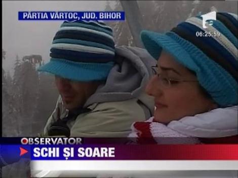 Schi si soare la munte