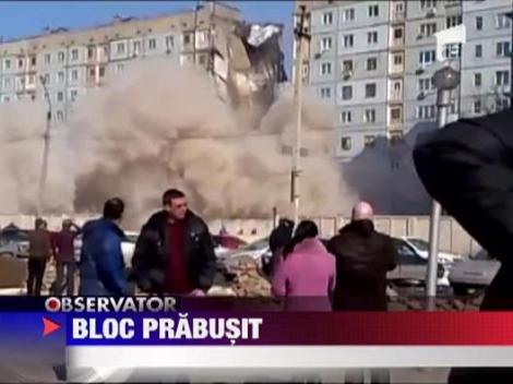 Un bloc de locuinte din Rusia s-a prabusit