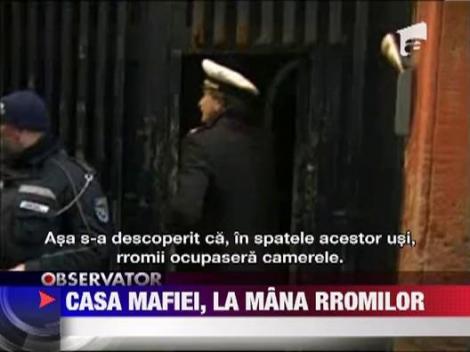 Casa mafiei ocupata de rromi