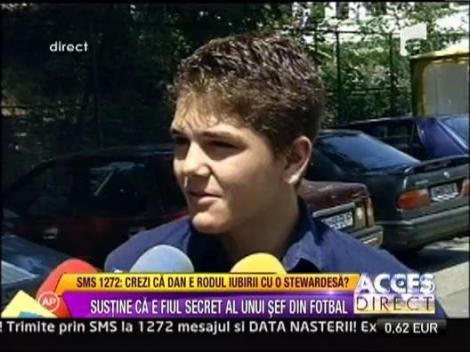 Daniel Ionescu, sustine ca este baiatul unui personaj important din fotbalul romanesc