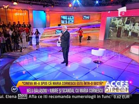 Nelu Balasoiu-Lelita cu flori pe congi