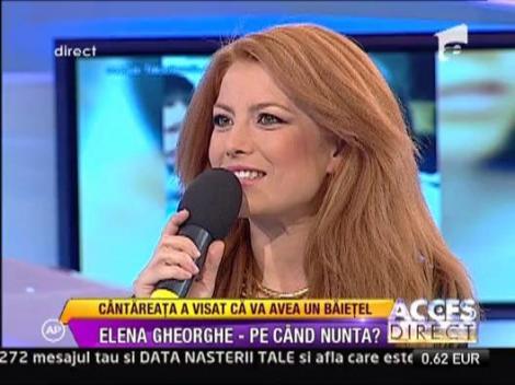 Elena Gheorghe a visat ca va avea un baietel