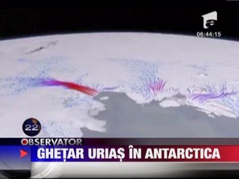 Un ghetar de marimea New York-ului, pe cale sa se desprinda de Antarctica