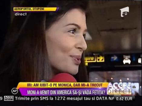 Monica a venit din America sa-si vada fetita