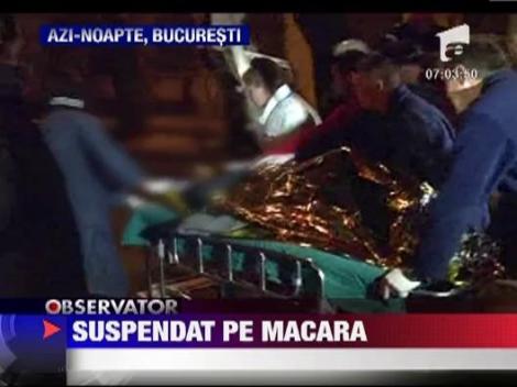 Tentativa de suicid in fata Spitalului Floreasca din Bucuresti