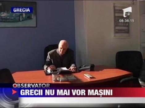 Grecii saraciti de criza isi vand masinile cu orice pret