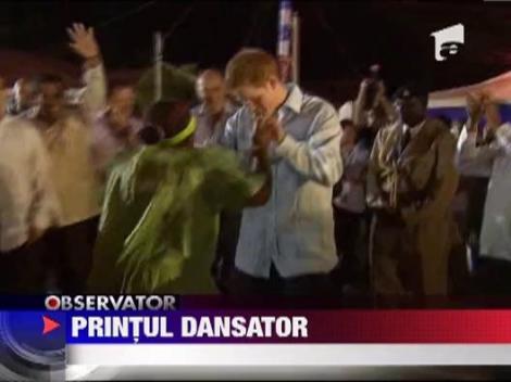 Printul Harry al Marii Britanii danseaza senzational