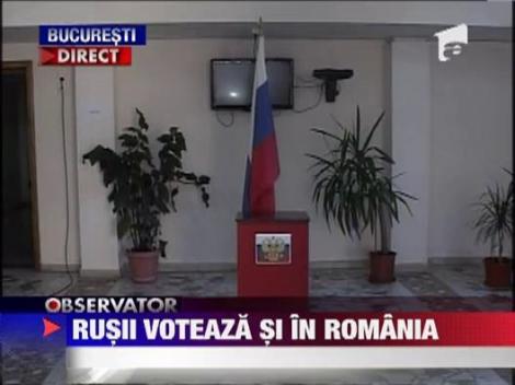 Rusii voteaza si in Romania