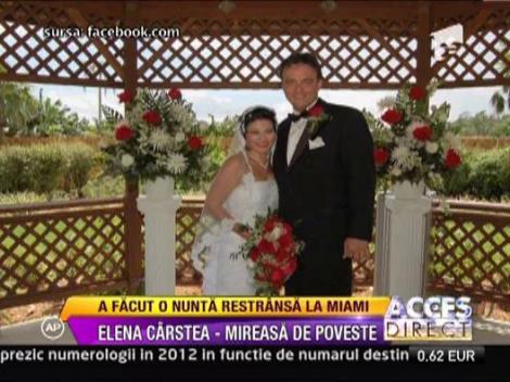 Elena Carstea - mireasa in Miami