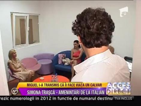 Simona Trasca are din nou probleme cu fostul ei iubit, Miguel