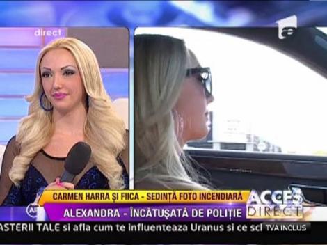 Relatia Alexandrei cu mama sa, Carmen Harra