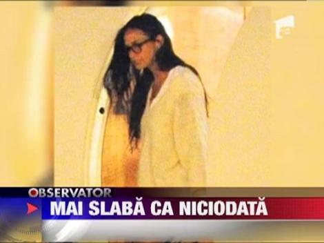 Demi Moore, mai slaba decat oricand