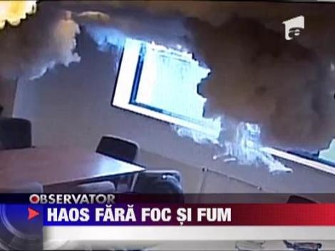 Panica la Tribunalul Arges: cladirea a fost evacuata dupa declansarea sistemului anti-incendiu