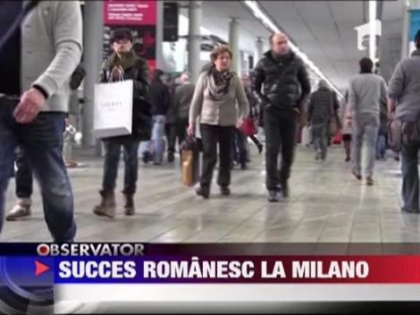 Succes romanesc la Milano
