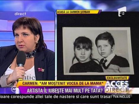 Familia lui Carmen Serban