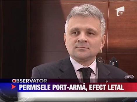 Permisele de port-arma, efect letal