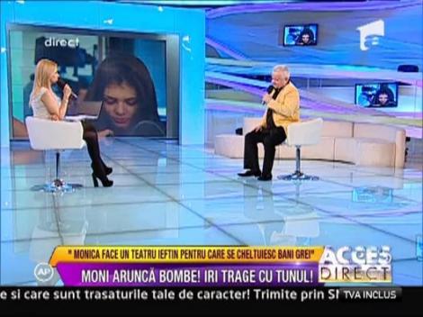 Irinel Columbeanu: "Moni face un teatru ieftin pentru care se cheltuiesc bani grei!"