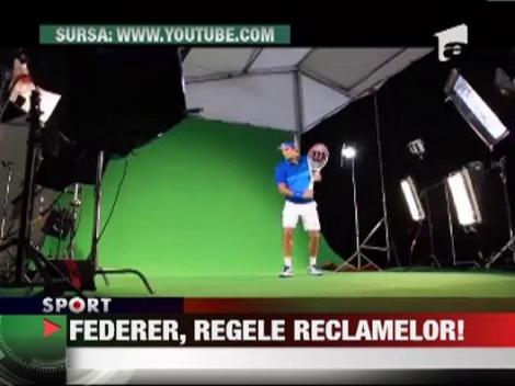 Federer se tine de reclame