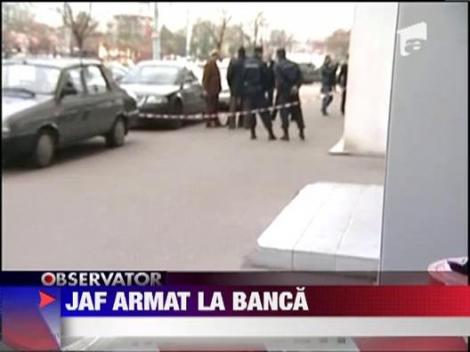 Jaf armat la o banca din Constanta