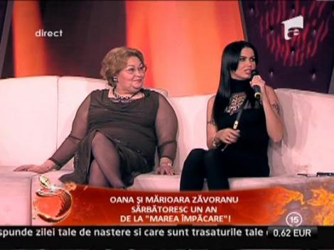 Oana si Marioara Zavoranu sarbatoresc un an de la "marea impacare"