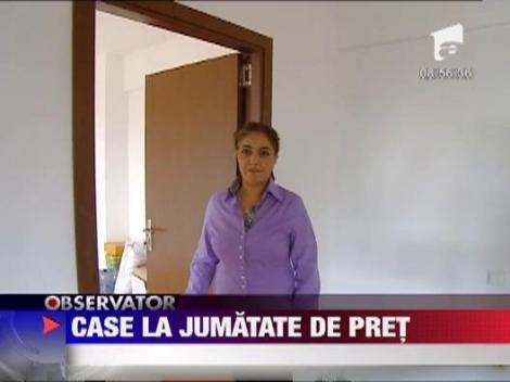 Case la jumatate de pret