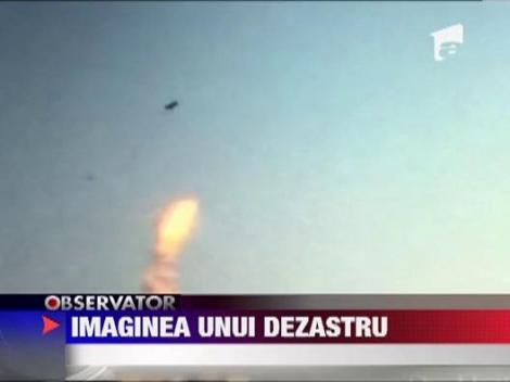 Noi imagini de la explozia navetei spatiale Challanger