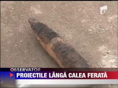 Proiectile langa calea ferata