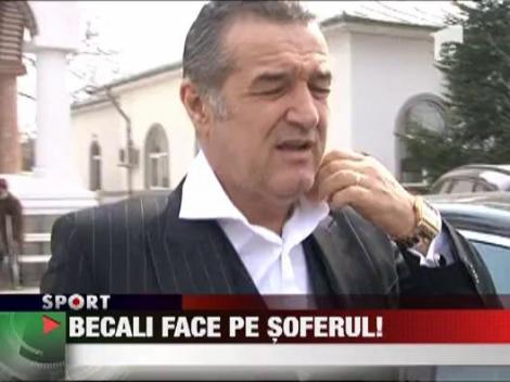 Gigi Becali face pe soferul