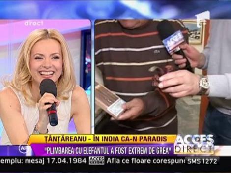 Tantareanu, vacanta din India