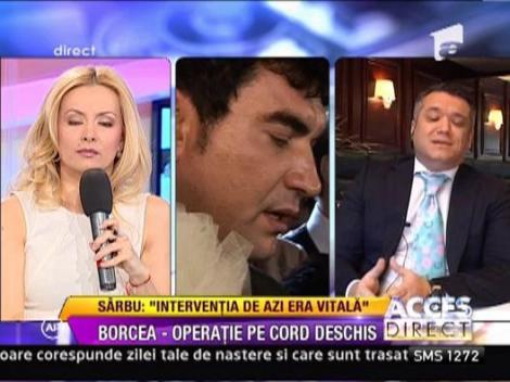 Cristi Borcea va sta doua zile la terapie intensiva