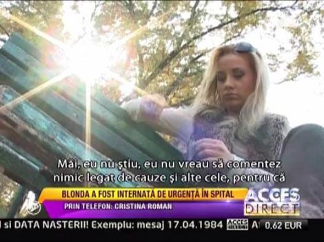 Simona Trasca, internata dupa ce a vrut sa se sinucida