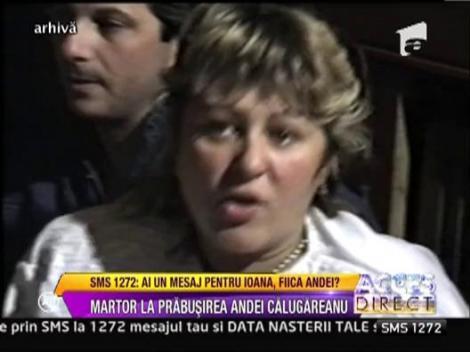 Ileana Popeanu, martor la prabusirea Andei Calugareanu