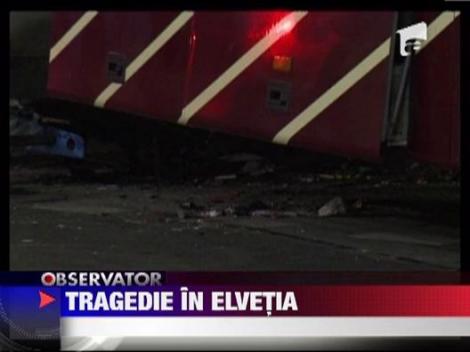 22 de copii au murit intr-un accident rutier in Elvetia