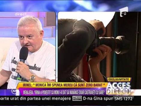 Monica vorbea cu angajatii si cu Irinel prin SMS