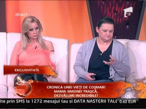 Simona Trasca si mama ei, despre viata Simonei plina de cosmar