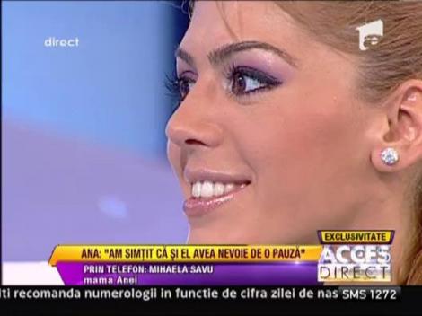 Ana Maria: "Orice ar fi, nu am sa-i intorc spatele niciodata lui Edward"