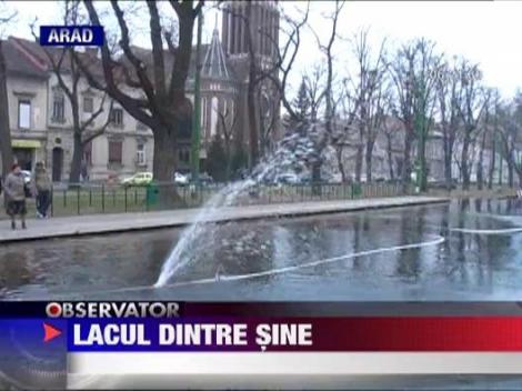 Arad: Inundatii de la o conducta sparta