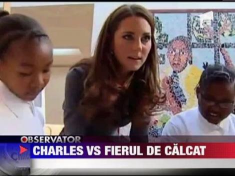 Printul Charles, Camilla si nora, Kate, la ora lucru manual