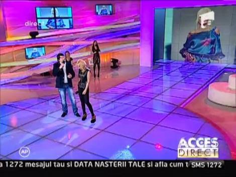 Daniela Gyorfi si Valensiu au cantat la Acces Direct