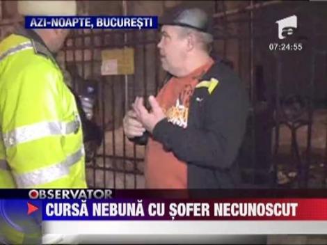 Cursa nebuna cu sofer necunoscut, in Bucuresti