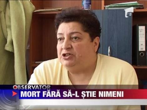 Mort de 40 de zile in spital fara sa stie nimeni
