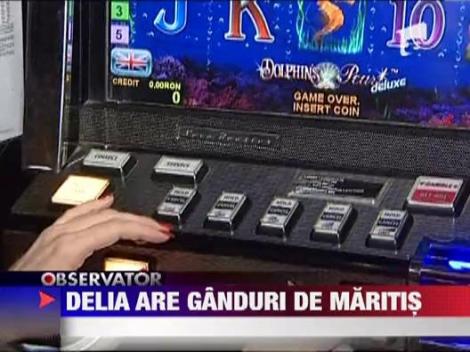 Delia Matache se relaxeaza in cazinou inainte de nunta
