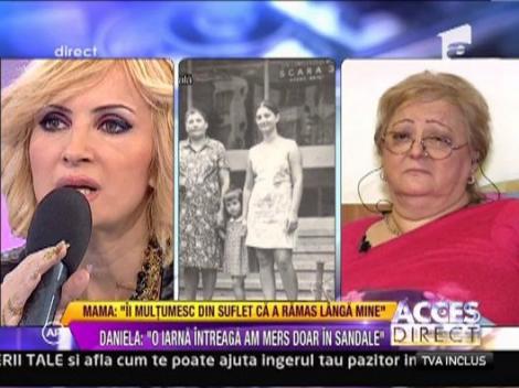 Daniela Gyorfi, cu lacrimi in ochi cand isi aduce aminte de copilarie