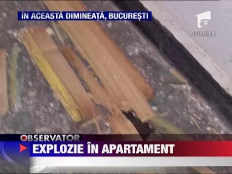 Explozie intr-un bloc din Bucuresti ‎