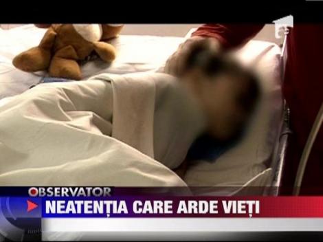 Arsurile, cel mai frecvent accident casnic in care victime sunt copiii