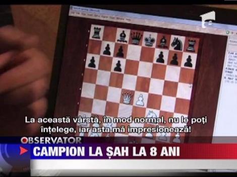 Campion la sah la doar 8 ani